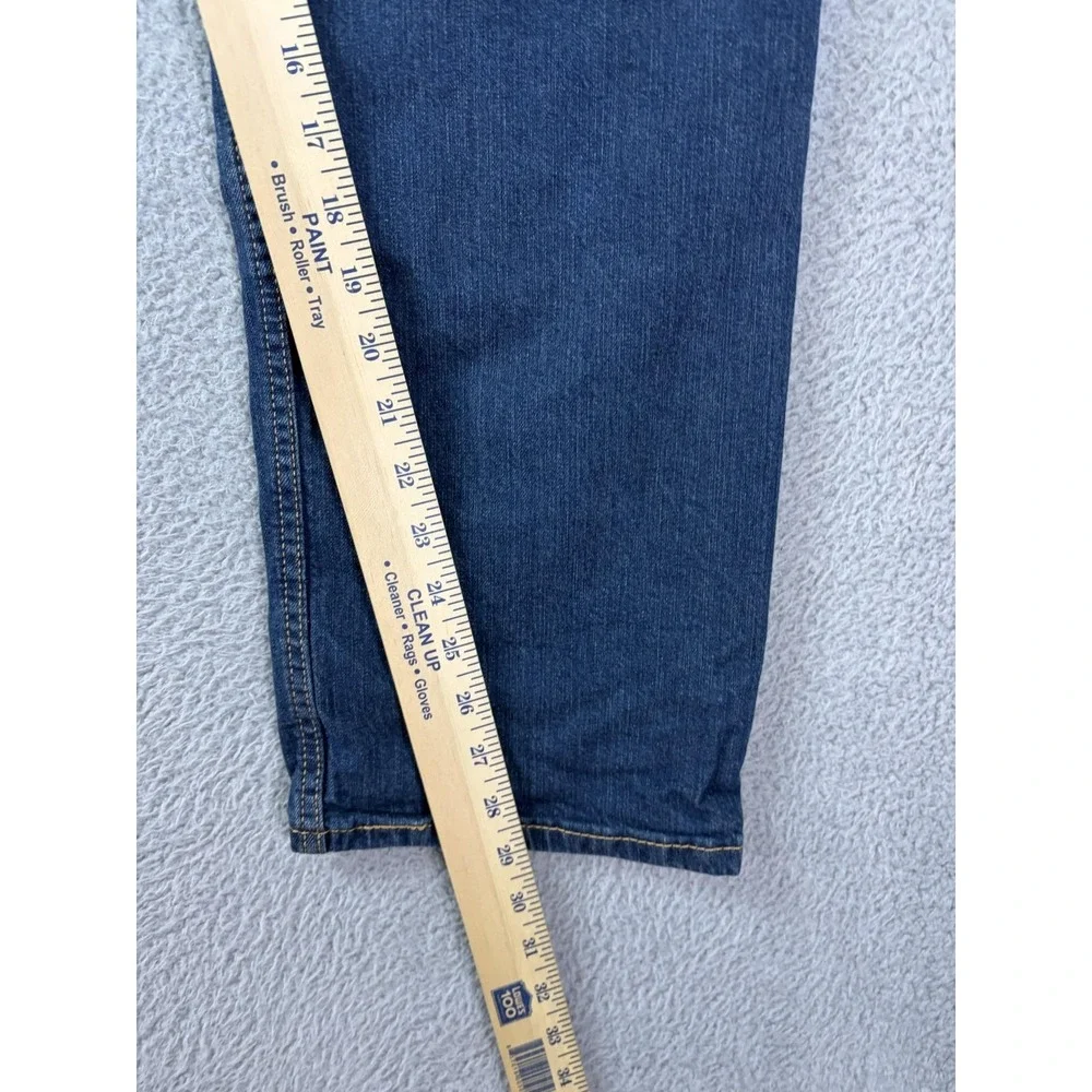 Levis 505 Jeans Mens 36x29 Blue Medium Wash Regular Fit Straight Denim Pants Men